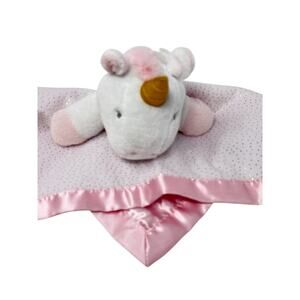 Cloud Island Baby Unicorn Pink Gold Speckled Lovie Blankie Stuffie